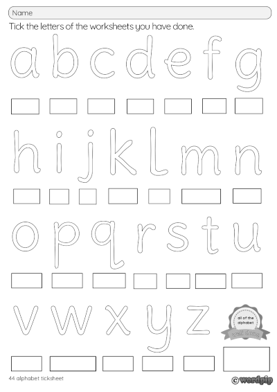 thumbnail image of alphabet ticksheet 