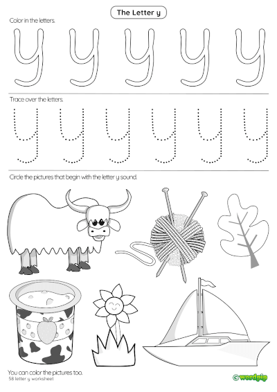 thumbnail of letter y worksheet 1 usa version