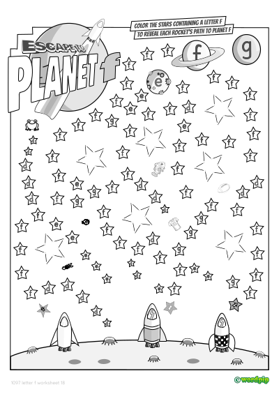 thumbnail of Letter f worksheet 18