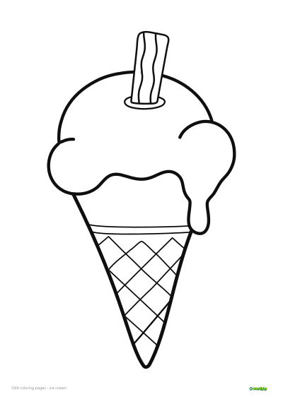 thumbnail of an ice cream coloring page