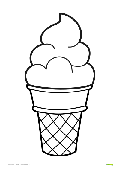 thumbnail of an ice cream 2 coloring page