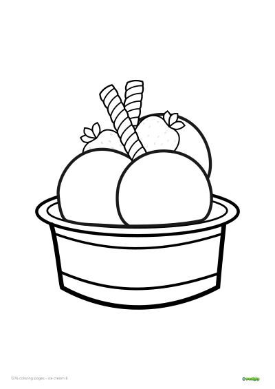 thumbnail of an ice cream 8 coloring page