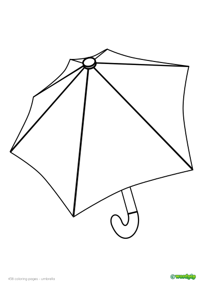 Coloring Pages - Umbrella