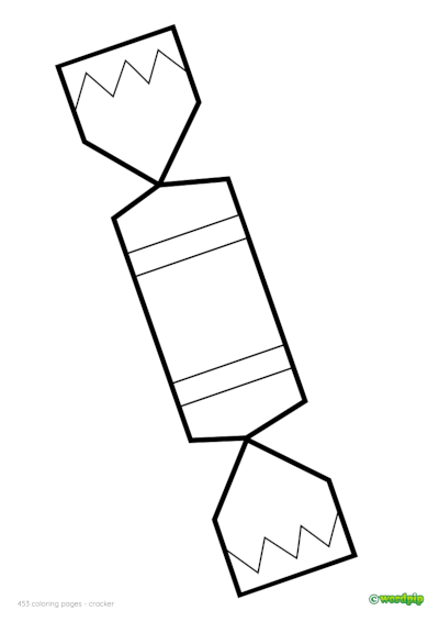 thumbnail image of a cracker coloring page 