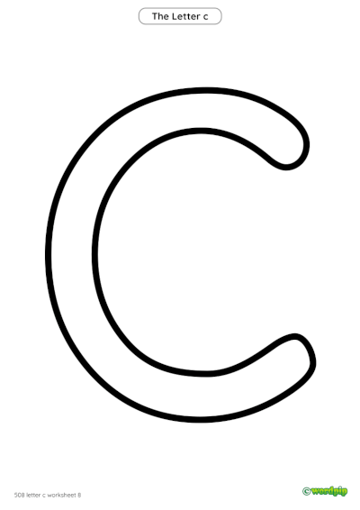 thumbnail image of letter c worksheet 8
