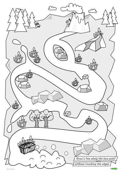 Thumbnail of the Keep Between the Lines worksheet 3.