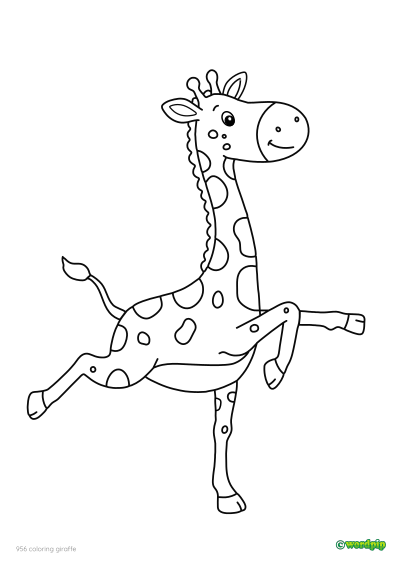 thumbnail image of a giraffe worksheet 