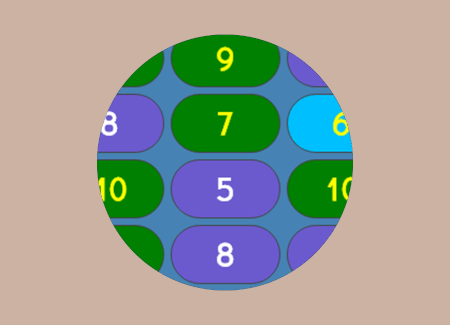 Matching numbers 5 to 10 game screenshot