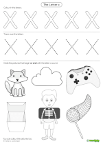 a letter x worksheet 1 thumbnail