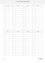 thumbnail of 3 times table worksheet