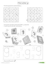 thumbnail of letter g worksheet 4