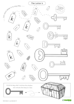 thumbnail of letter k worksheet 11