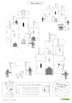 thumbnail of letter k worksheet 12