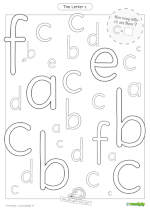 thumbnail of letter c worksheet 14